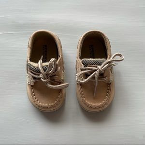 baby sperry's boat shoes size 2
